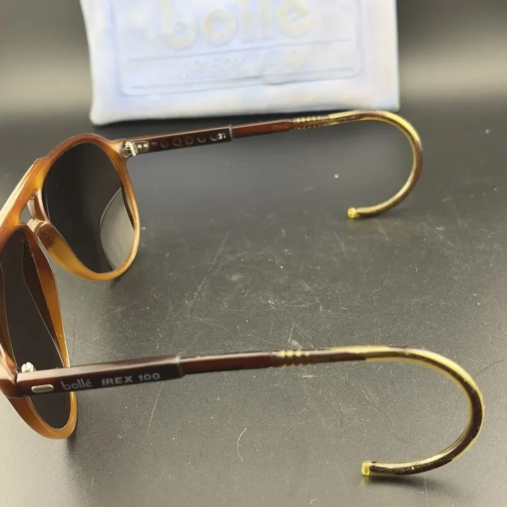 Bolle IREX 100 Brown Sunglasses Temple Tips Made In France‎